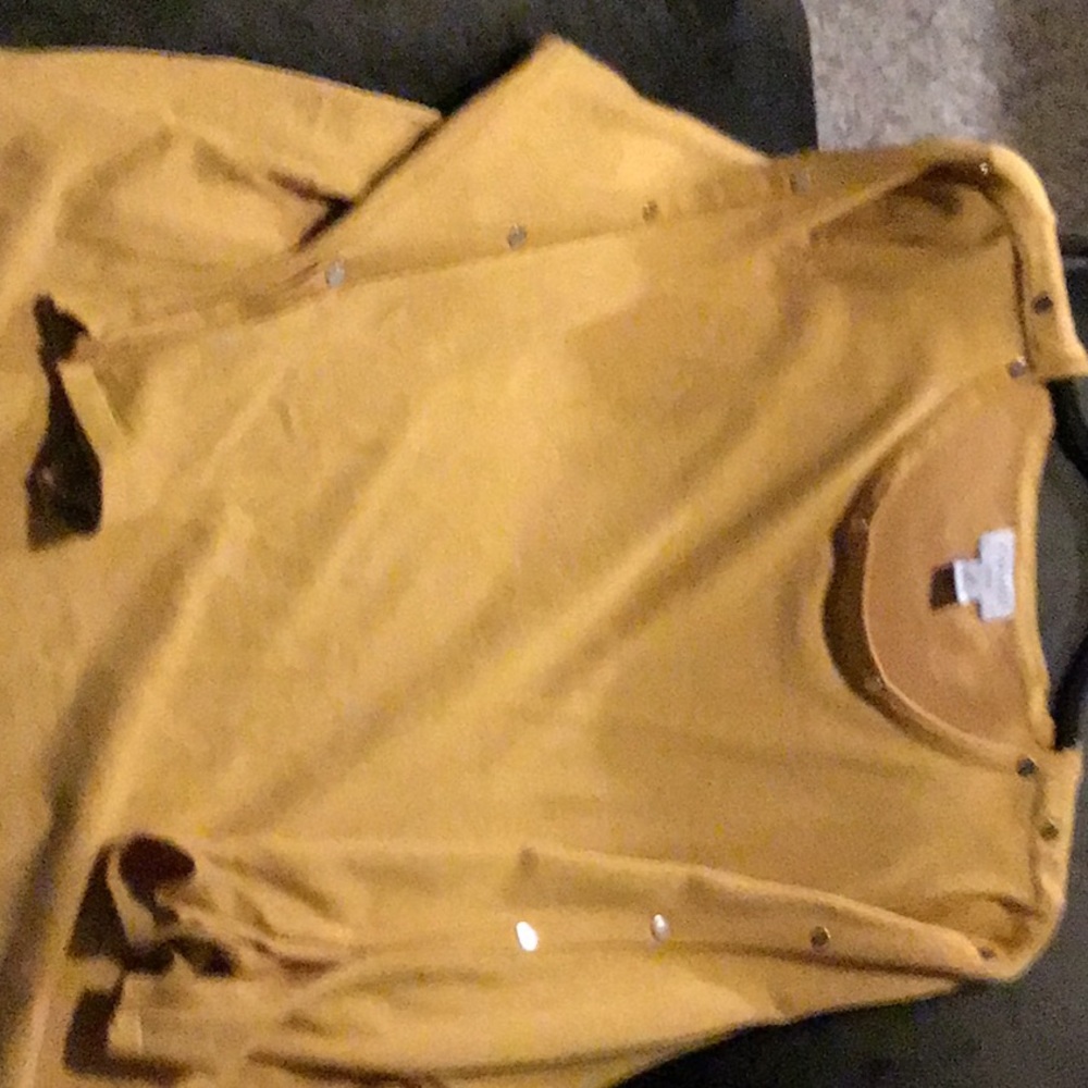 Golden knit shirt